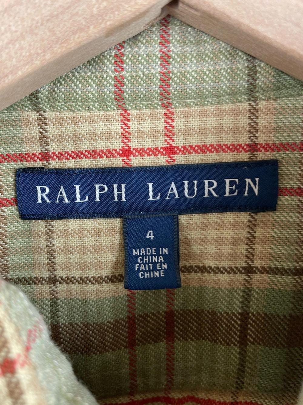 Vintage Ralph Lauren Women's Plaid Long Sleeve Hunting Shirt Size 4 Equestrian - Picture 4 of 9